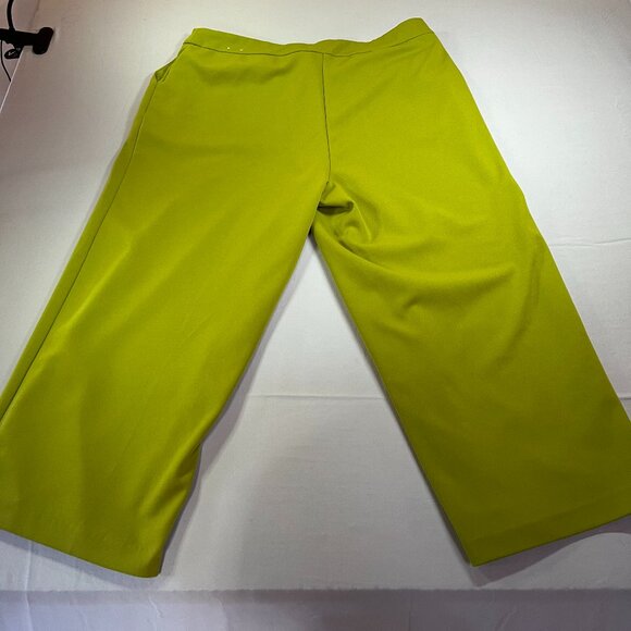 Jules & Leopold Lime Green dress pants with front pockets Size 1X - Picture 1 of 5